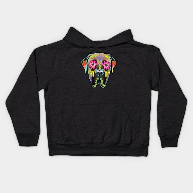 Mastiff in Fawn - Day of the Dead Sugar Skull Dog